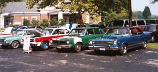 My car between the first (SC/Rambler) and second or third place (1967 Rogue) cars in the 1964-1969 American class.